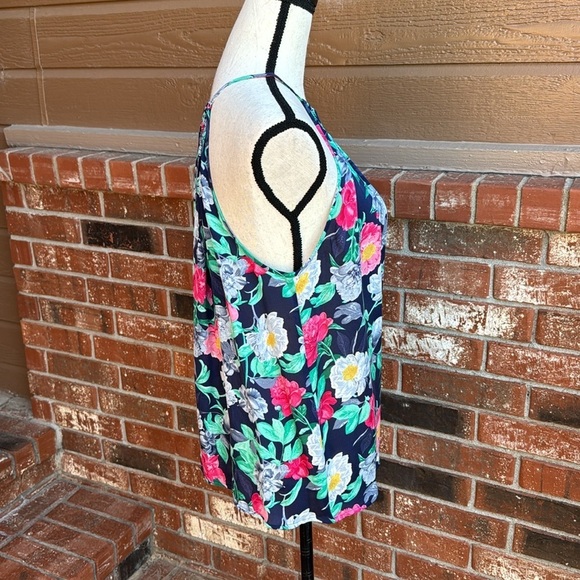 Joie Women's Multicolor Floral Flowy 100% Silk Halter Neck Top Size Small - Picture 3 of 6